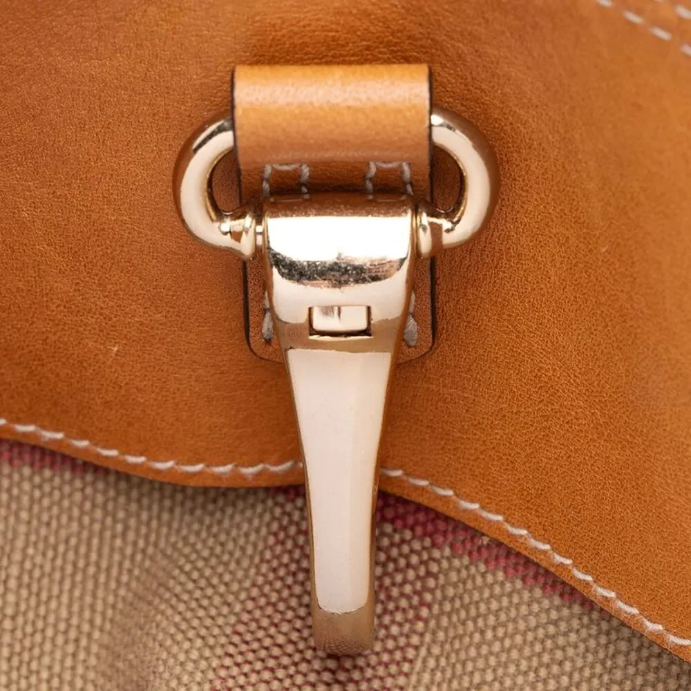 Burberry Canvas Check Susanna Bucket Bag